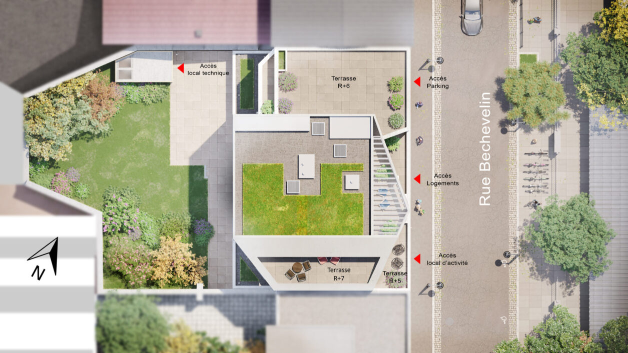 Plan masse de l'opération