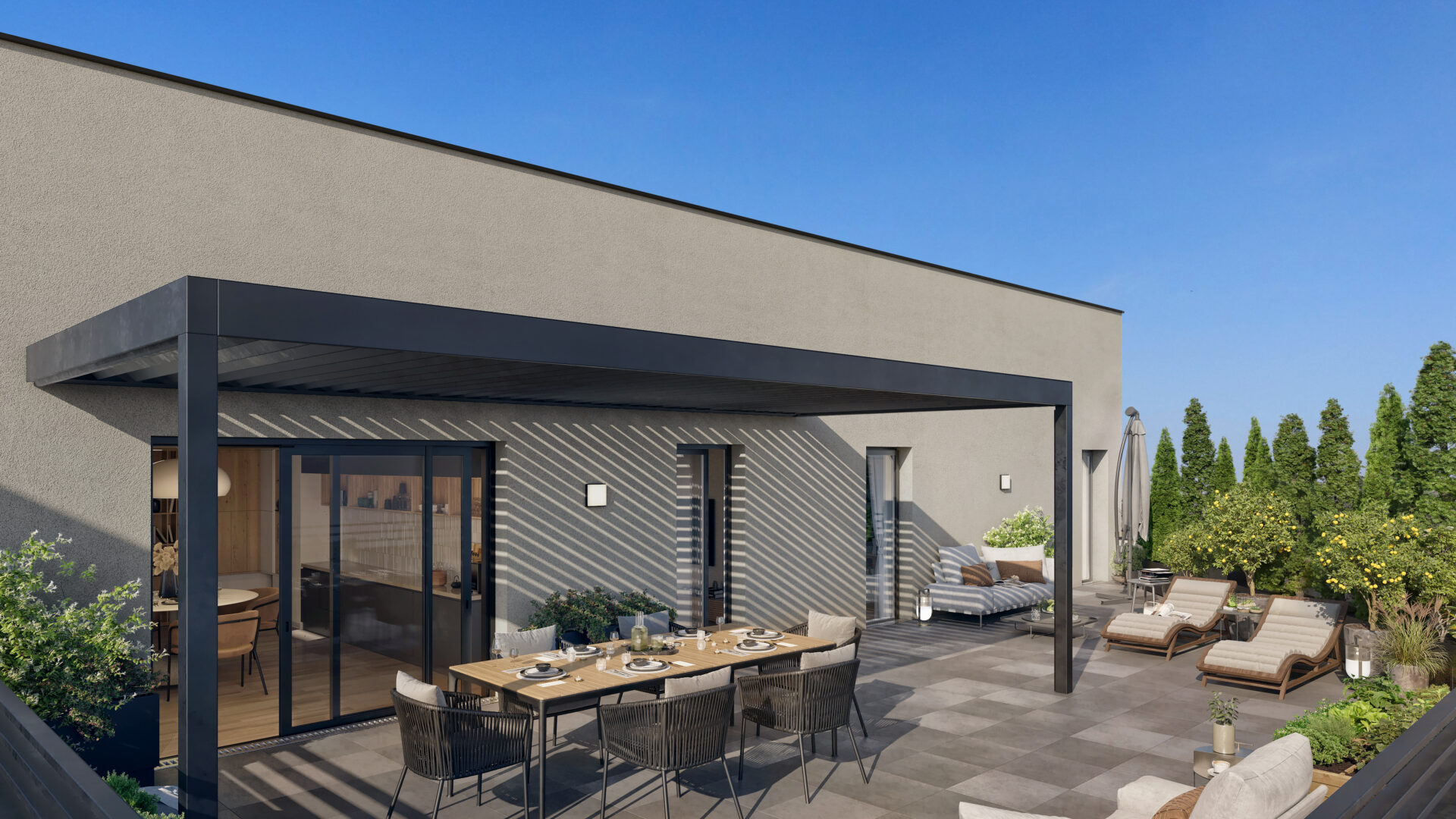 Terrasses appartements PRISME